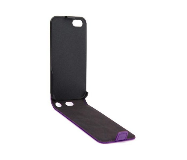 Etui Flipcover do iPhone 5S fioletowe - 1450894 - zdjęcie 2